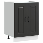 Donji ormaric za sudoper Kalmar crni 60x46x81,5 cm drveni