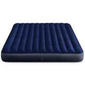 shumee Napihljiva vzmetnica 203x183x25 cm z batno črpalko INTEX 64755