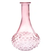Rožnata steklena vaza (višina 21 cm) – Dakls