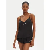Juicy Couture Zgornji del pižame JCLCT125511 Črna Regular Fit