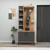 Hanah Home Cipelarnik sa civilukom Julendor, 74.4x33x182.8 cm, Antracit