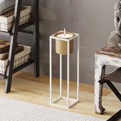 Aberto Design Dekorativna saksija GED-023-C, 15x50 cm, Bela