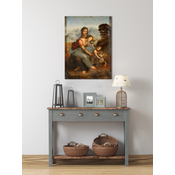 Slike na platnu Leonardo da Vinci - The Virgin and Child with Saint Anne