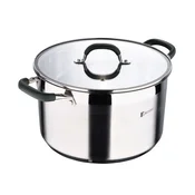 Bergner Lonec z pokrovom iz nerjavečega jekla MIDNIGHT, 28 cm, 9,5 litra