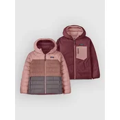 Patagonia Reversible Down Kids Jacket fuzzy mauve