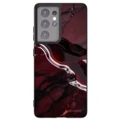 Silikonski črni ovitek za Samsung Galaxy S21 Ultra 5G G998B - Cherry stone