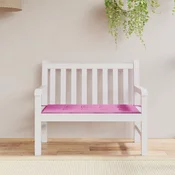 vidaXL roza blazina za vrtno klop - 100x50x4 cm, Oxford blago