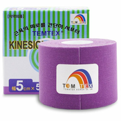 Temtex Tape Tourmaline elastična traka za mišiće i zglobove boja Purple 1 kom