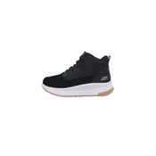 SKECHERS Gležnarji z vezalkami BOBS SQUAD 4 - URBAN RIDGE črna