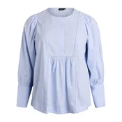 Zizzi Bluza Mfia svetlo modra/bela