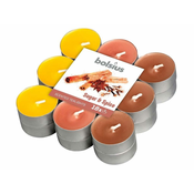 Bolsius Scented Tealights Sugar & Spice čajna svijeća 18 x 20 g