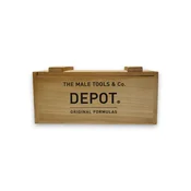 Depot Expo Empty Wooden Box Light Brown 36 x 25 x 20 cm