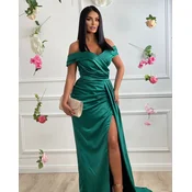 Squareonline Ženska haljina Emerald Grace, Zelena