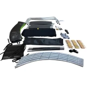 LEAN Sport Max 366ccm trampolin črno-zelena lea