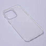 Torbica silikonska Ultra Thin with pluggy za iPhone 14 Pro Max 6.7 transparent