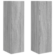 Vidaxl TV stenska omara 2 szt. Siva Sonoma 30 x 31 x 100 cm