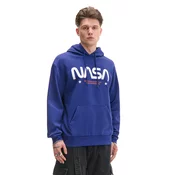 Cropp - Pulover s potiskom NASA - indigo