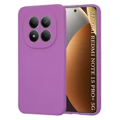 Silikonski ovitek Techsuit SoftFlex za Xiaomi Redmi Note 15 Pro Plus/Poco M8 Pro - vijoličen