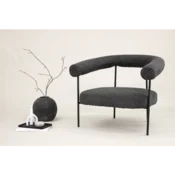 Venture Design Fotelj 81x76x88 cm temno siva
