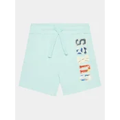 Guess Športne kratke hlače N4GD04 KA6R3 Modra Relaxed Fit