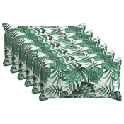 vidaXL Prevleka za blazino 6 kos HOUTEN Vzorec listja 40 x 70 cm