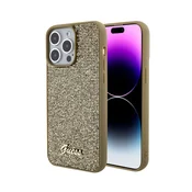 shumee Ovitek Guess Disco Metal Script - iPhone 15 Pro Max (zlat)