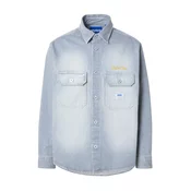 HUGO Prehodna jakna Ebolt moder denim