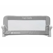 KikkaBoo Zaštitna ogradica za krevetac I am Safe 150cm Grey (KKB60010)