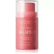 Makeup Revolution Fast Base toniran balzam za ustnice in lica odtenek Baby 14 g