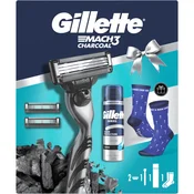 Gillette Mach3 Charcoal darilni set za moške