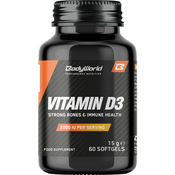 BodyWorld Vitamin D3 60 kapsul