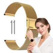 Pašček za Maxcom FW58 Vanad Pro kovinski pašček zlate barve močan 20 mm