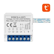 slomart inteligentno wi-fi stikalo za zadnjo omarico avatto wsm16-w4 tuya
