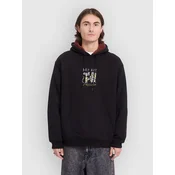 Volcom Fa Ozzy Po moški pulover s kapuco black