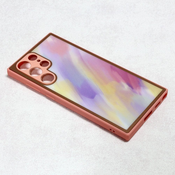 Ovitek Candy Marble za Samsung Galaxy S22 Ultra 5G, Teracell, roza