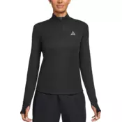 Majice Nike ACG Womens Dri-FIT 1/2-Zip Trail Running Top Black/ Black/ Summit White S
