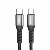 MOXOM USB data kabal MX-CB235 PD 60W Type-C na Type-C 1m/ crna