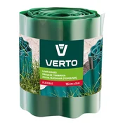 slomart Verto robnik za vrt 15 cm x 9 m, zeleni