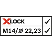 Diamantne rezalne plošče Standard for Ceramic X-LOCK 115 x 22,23 x 1,6 x 7