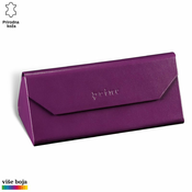Princ Leather Sklopiva futrola za naocare, Ljubicasta