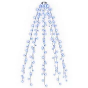 Vidaxl Lučke za novoletno jelko 180 LED lučk modre 180 cm