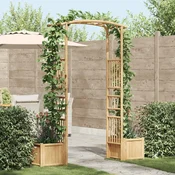 Vrtni Luk Prirodna 177 x 40 x 205 cm Bambus