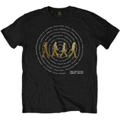 The Beatles Majica Abbey Road Songs Swirl Foiled Unisex Black XL