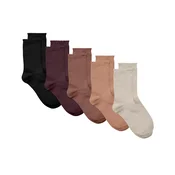 VERO MODA Nogavice VMKira kamela/kit/umbra/burgund/črna