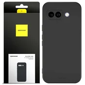 shumee Silikonski ovitek SC 30 za Google Pixel 9A, črne barve