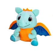 Plush Friends zmaj svetlo moder plišasti 60cm sedeči 0m+