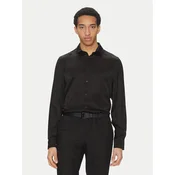 HUGO Srajca Elisha02 50539726 Črna Extra Slim Fit