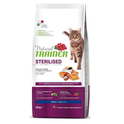 NATURAL TRAINER Suva hrana za odrasle sterilisane mačke Losos 10kg