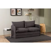 Atelier del Sofa Dvosed na razvlacenje Saga XL, 148 x 70 x 66 cm, Sivi