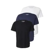WRANGLER Majica mornarska/črna/bela
